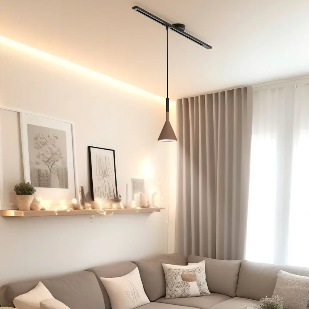 Morris Rotatable Movable Ceiling Rail for Pendant Light