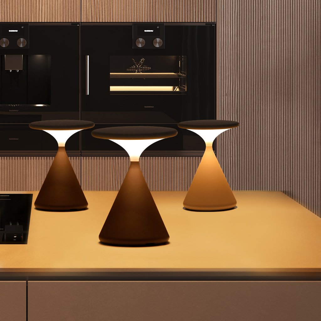 Amos Hourglass Cordless Table Lamp