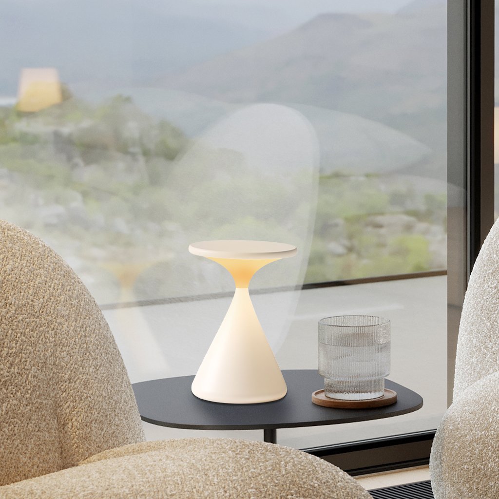 Amos Hourglass Cordless Table Lamp