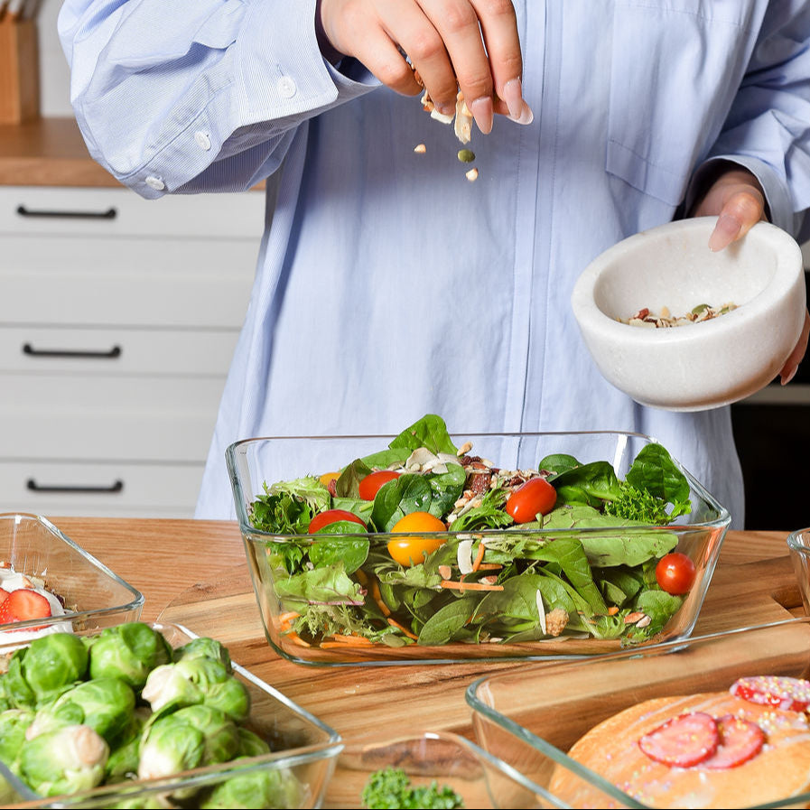 Meal Prep Glass Food Container - 10 set