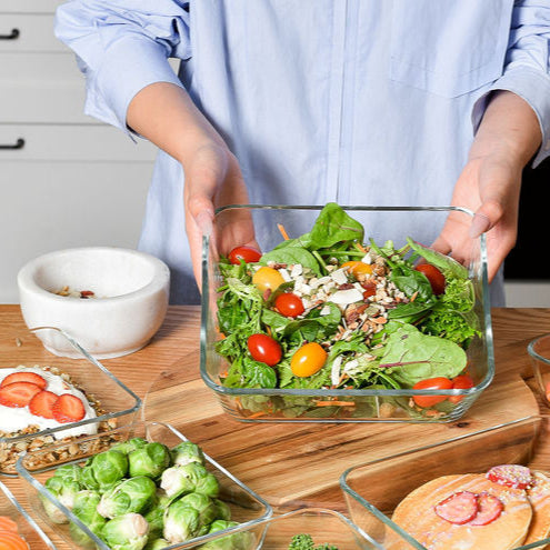 Meal Prep Glass Food Container - 10 set