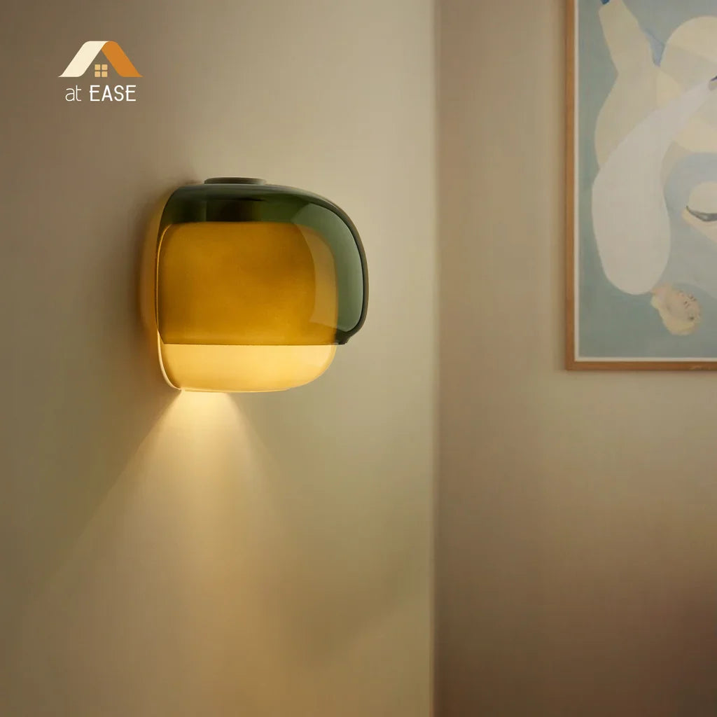 Orvenis Macaron Coloured Glass Wall Light