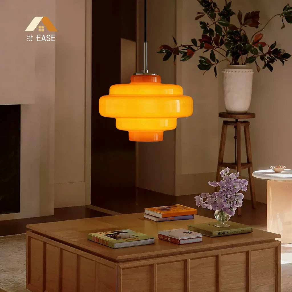 Valenra Macaron Orange Glass Pendant Light