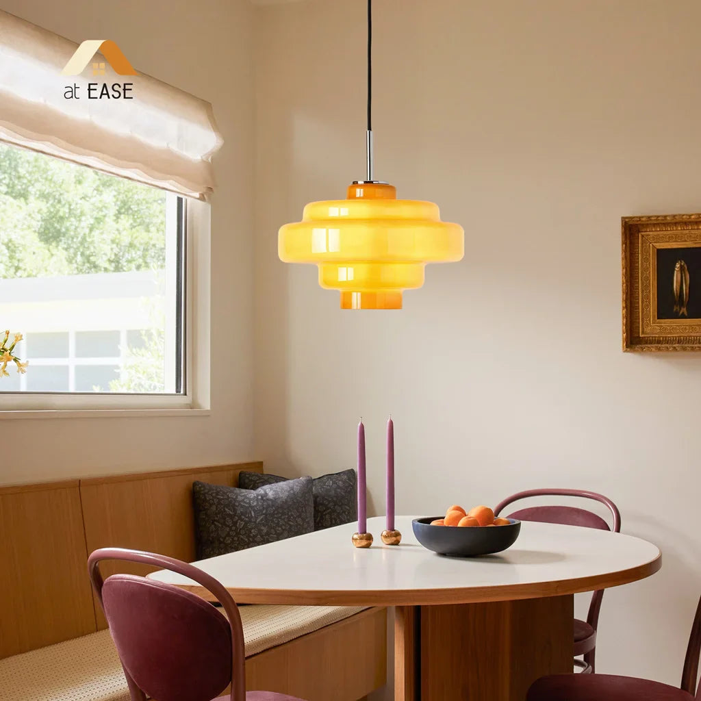 Valenra Macaron Orange Glass Pendant Light