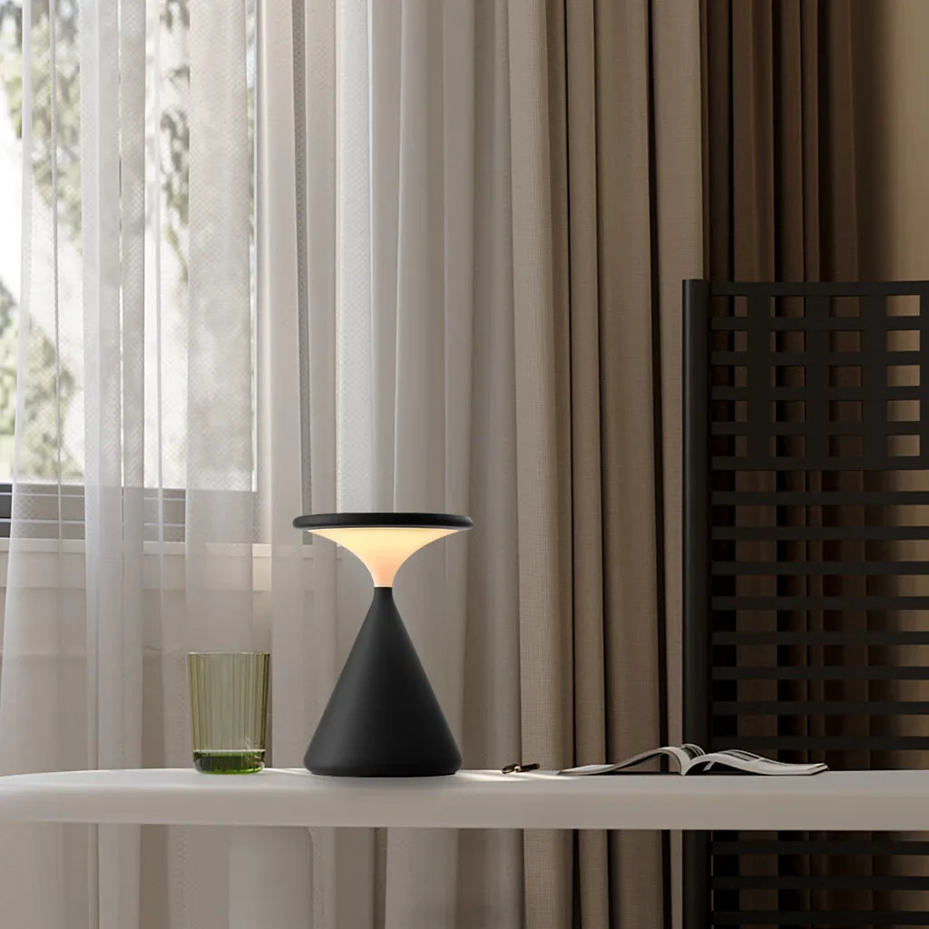 Amos Hourglass Cordless Table Lamp