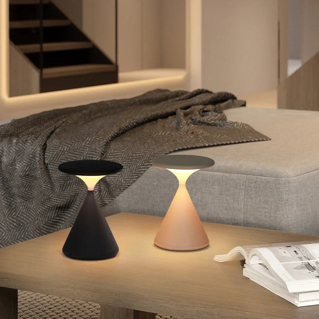 Amos Hourglass Cordless Table Lamp