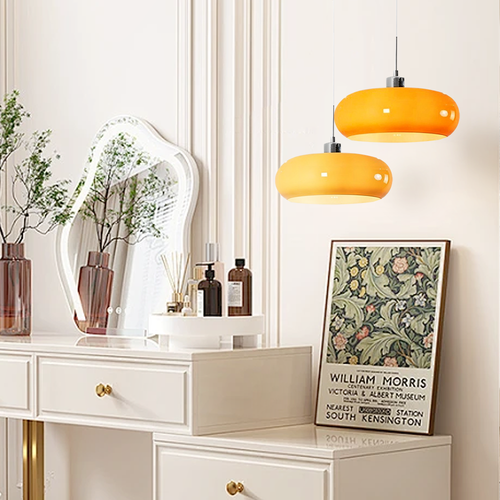 Kieran Bauhaus Glass Pendant Light