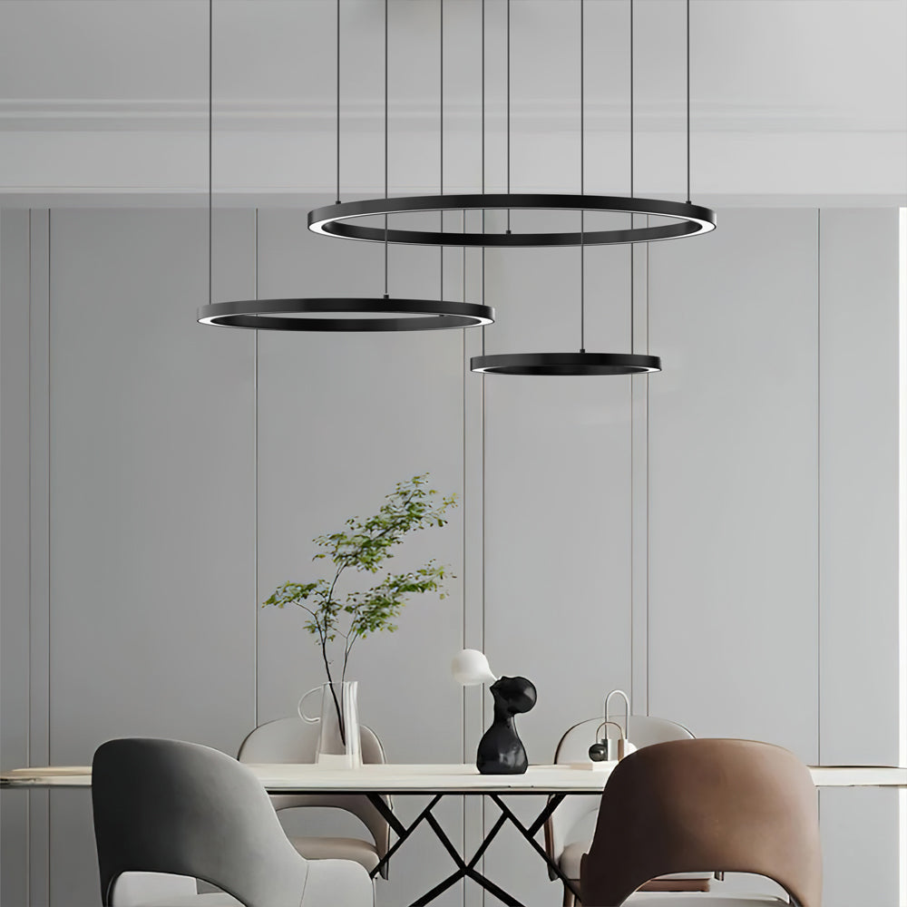 Karlo Tir-Circle Acrylic Metal Pendant Light