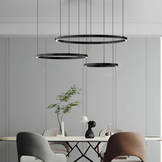 Karlo Tir-Circle Acrylic Metal Pendant Light