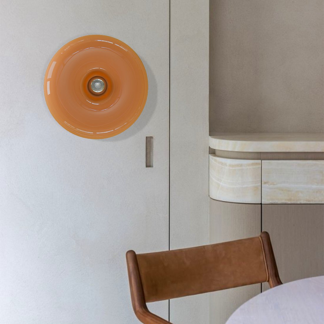 Thom Round Glass Dimmable Wall Sconces