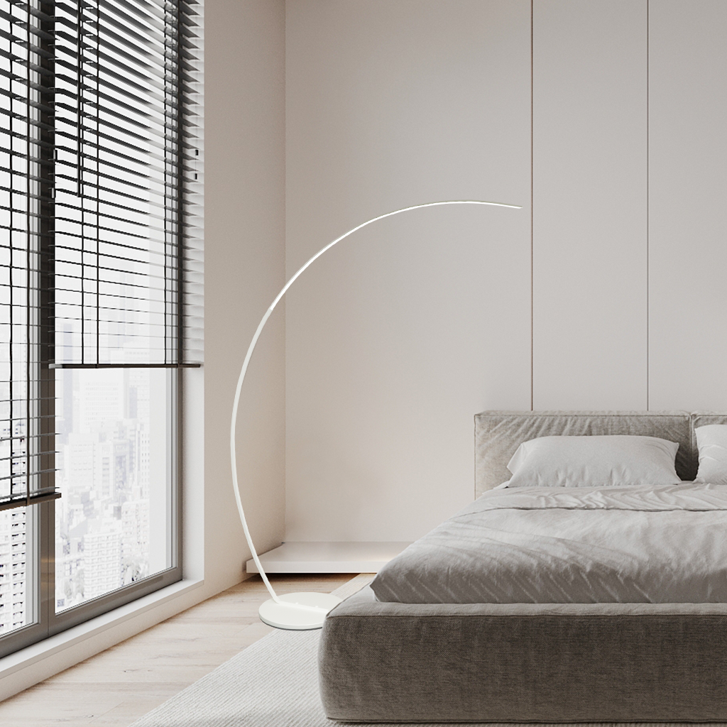 Madera LED Arc Standing Floor Lamp