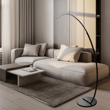 Madera LED Arc Standing Floor Lamp