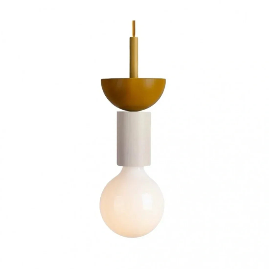 Alvar Multicolor Geometric Wood Pendant Light