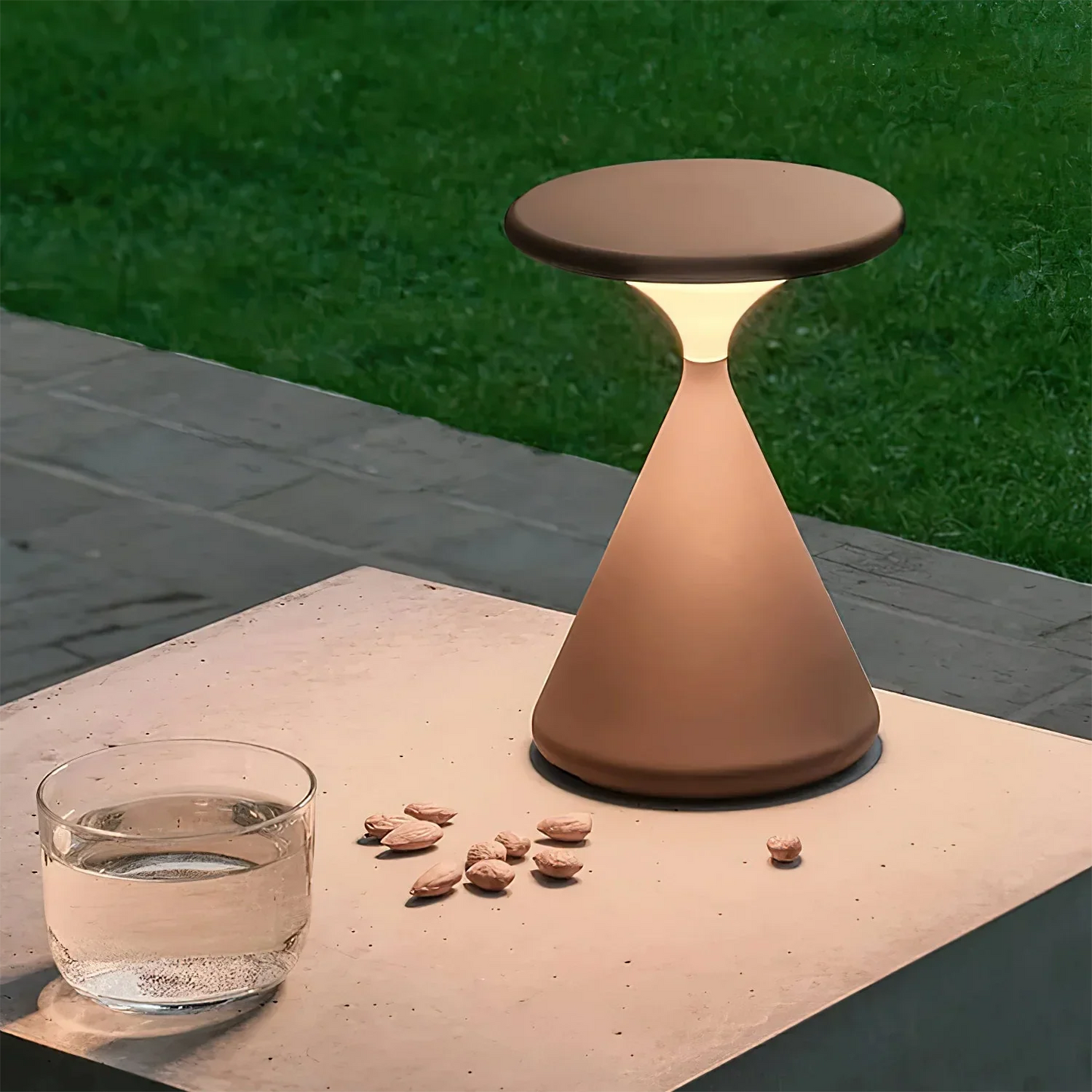 Amos Hourglass Cordless Table Lamp