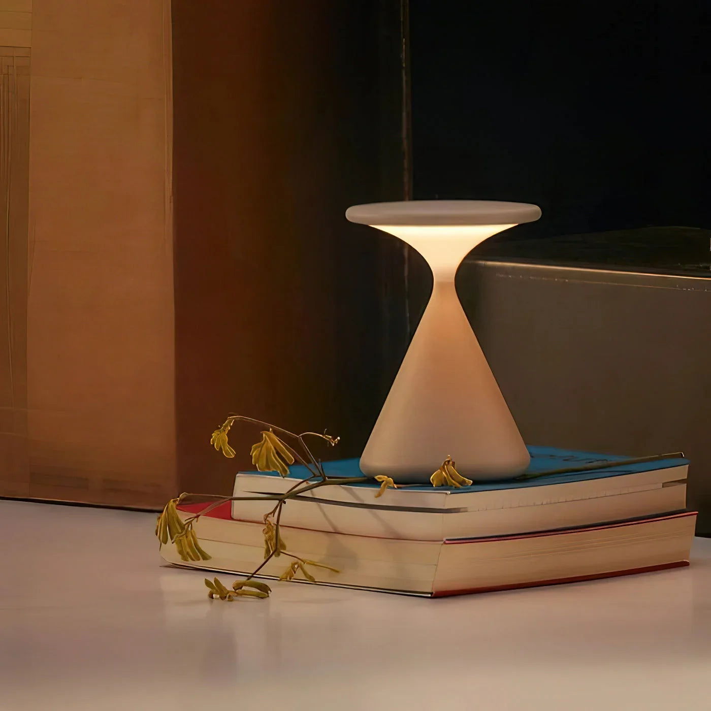 Amos Hourglass Cordless Table Lamp