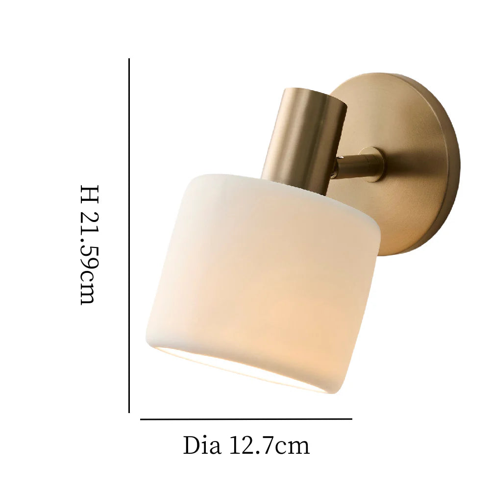Calidora Minimalist Porcelain Wall Light