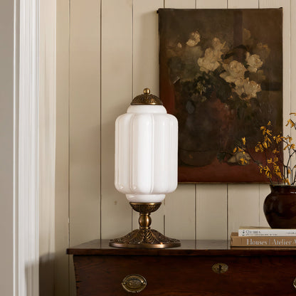 Sif Eloise Vintage Opal Glass Table Lamp