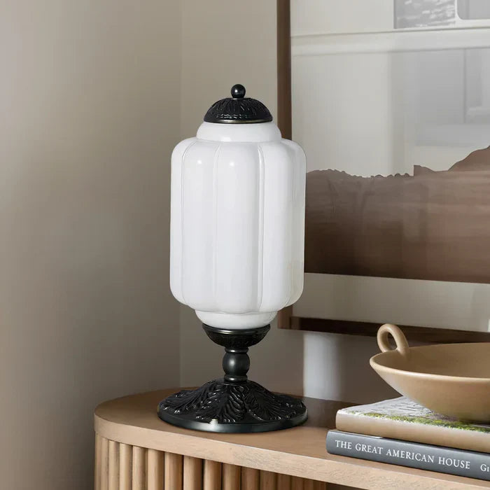 Sif Eloise Vintage Opal Glass Table Lamp