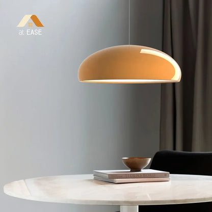 Elyndraea Nordic Bauhaus Metal Bowl Pendant Light