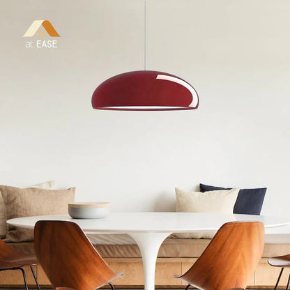 Elyndraea Nordic Bauhaus Metal Bowl Pendant Light