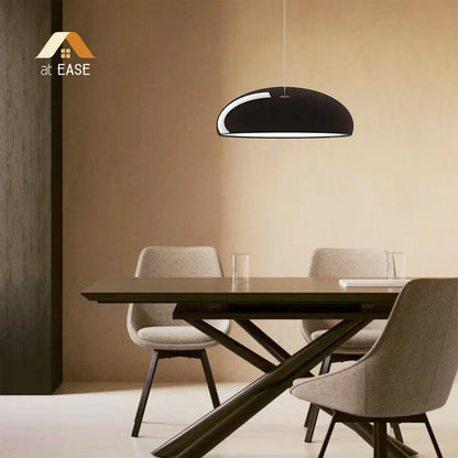 Elyndraea Nordic Bauhaus Metal Bowl Pendant Light