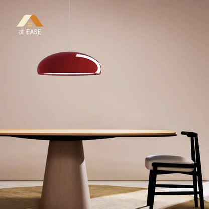 Elyndraea Nordic Bauhaus Metal Bowl Pendant Light