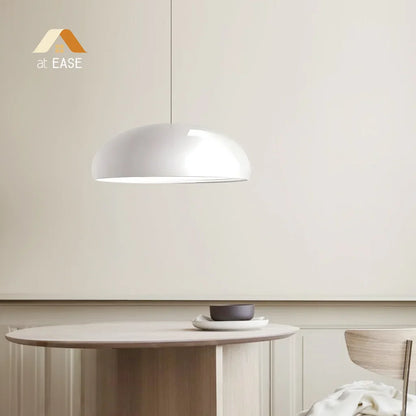 Elyndraea Nordic Bauhaus Metal Bowl Pendant Light