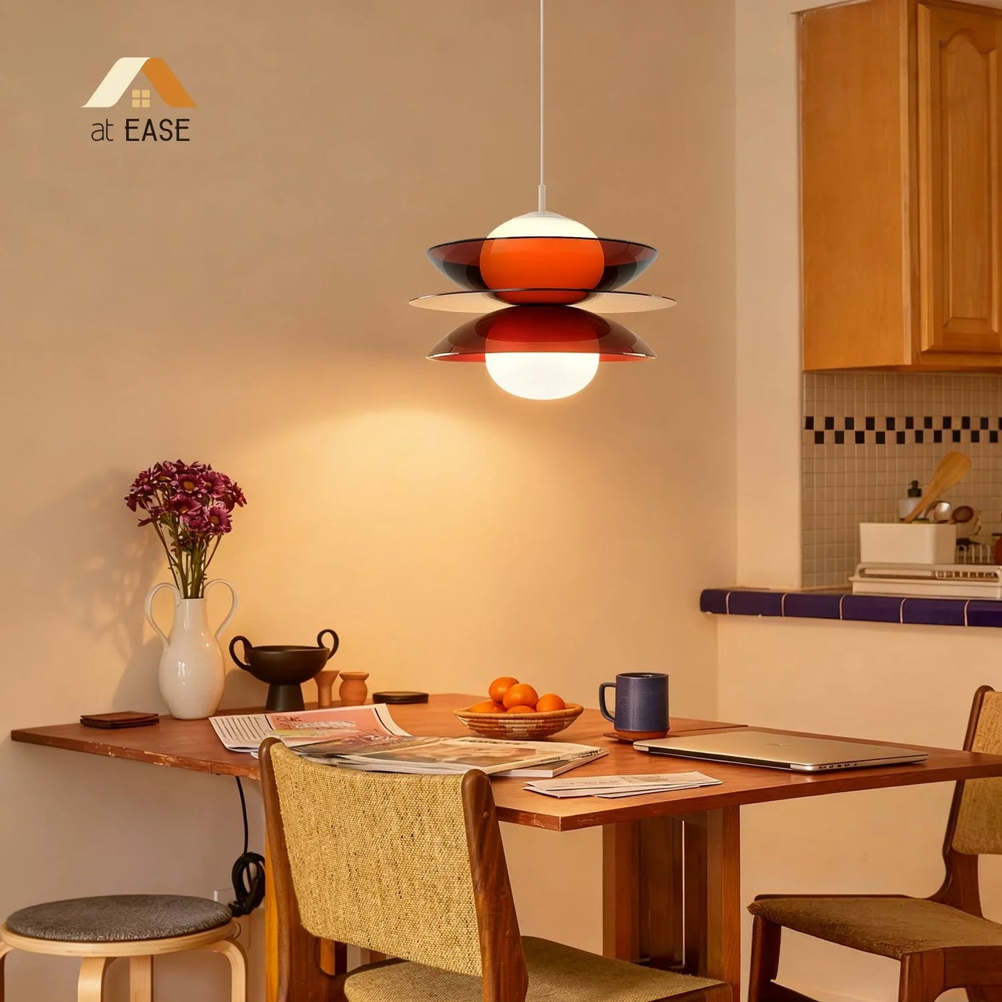 Fable Disc Opal Glass Pendant Light