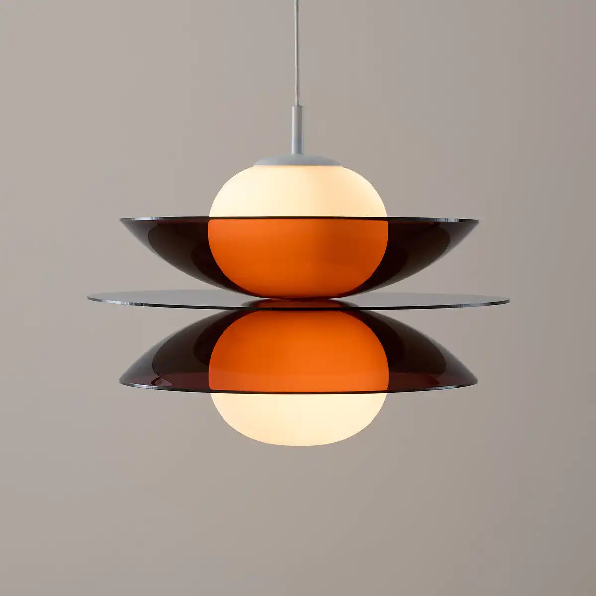 Fable Disc Opal Glass Pendant Light