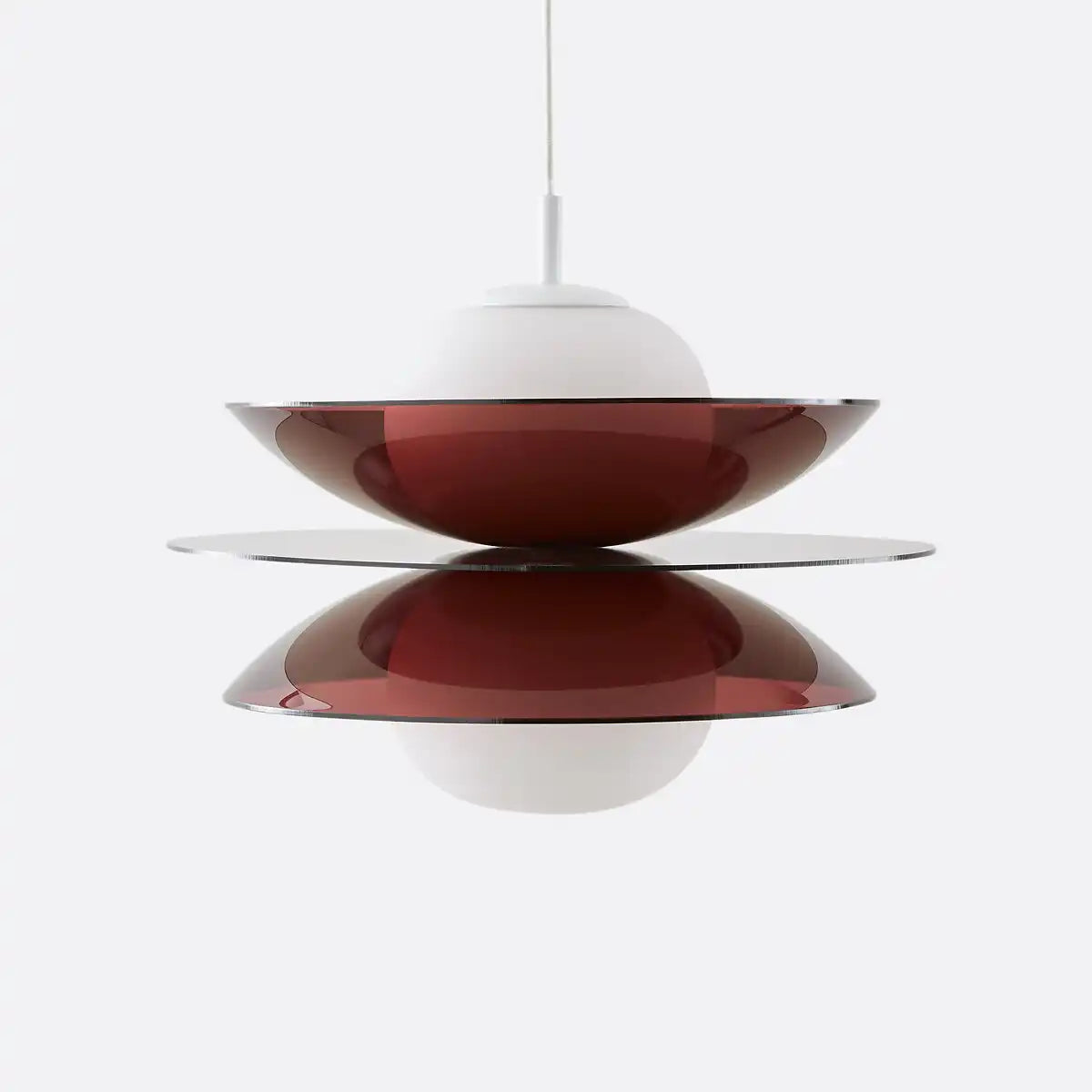 Fable Disc Opal Glass Pendant Light