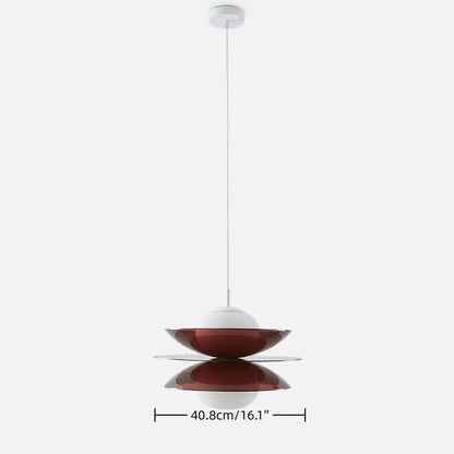 Fable Disc Opal Glass Pendant Light