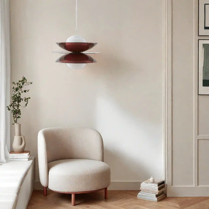 Fable Disc Opal Glass Pendant Light