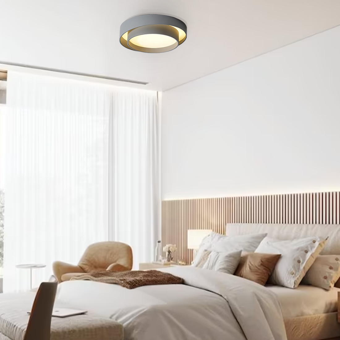 Flint Disc Ceiling Lamp