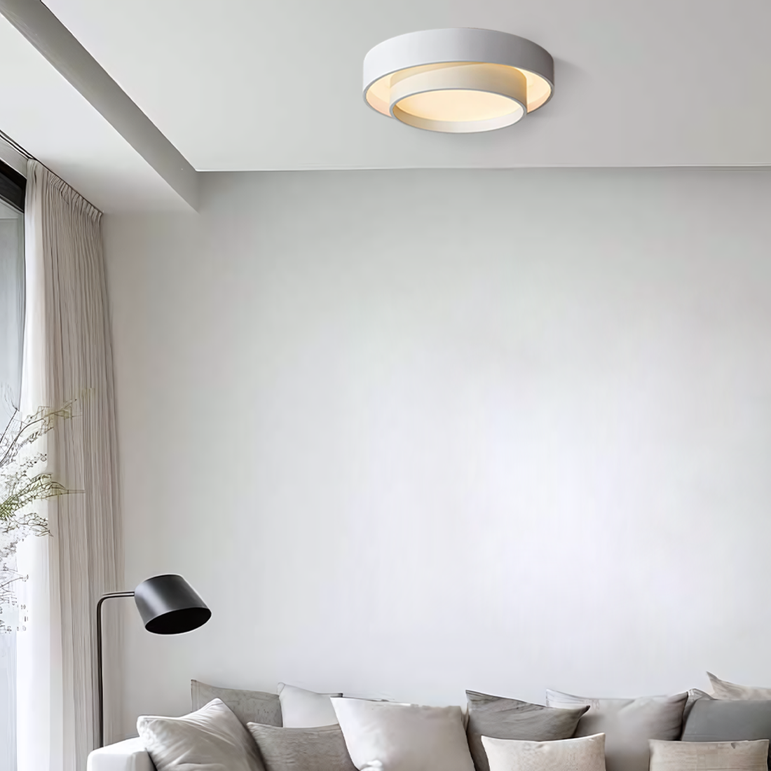 Flint Disc Ceiling Lamp
