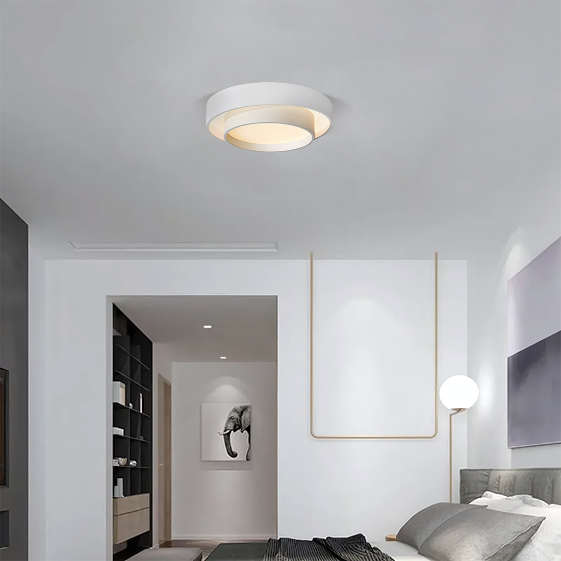 Flint Disc Ceiling Lamp