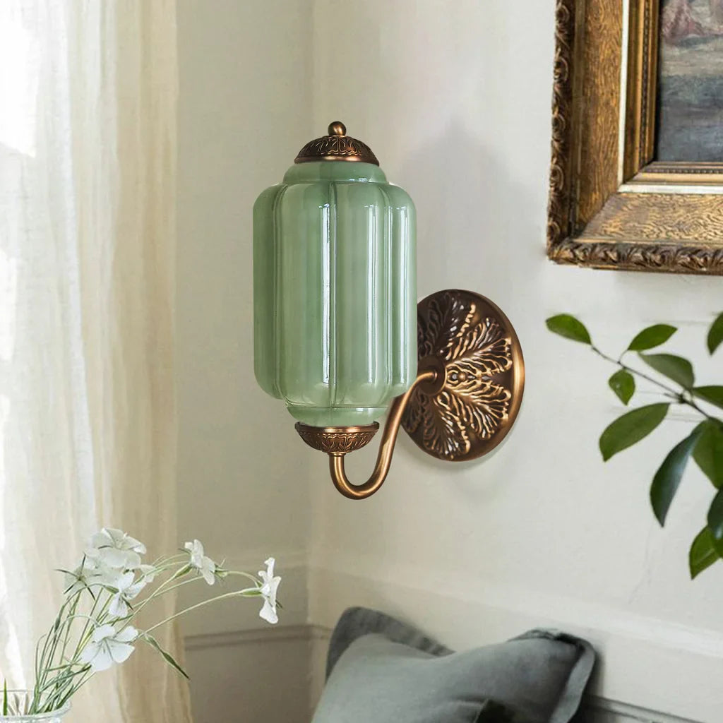 Isabella Milk Glass Eloise Wall Sconce