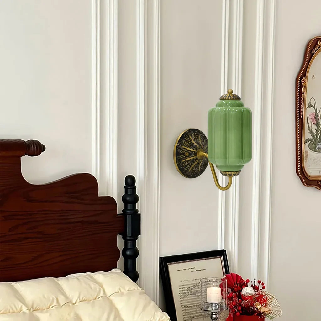Isabella Milk Glass Eloise Wall Sconce