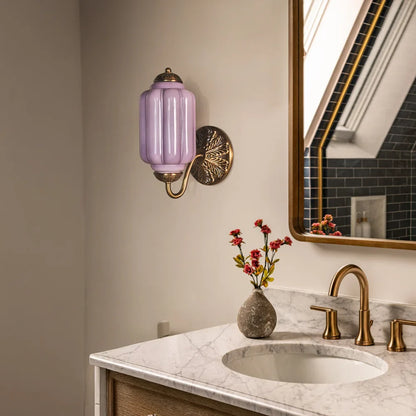 Isabella Milk Glass Eloise Wall Sconce