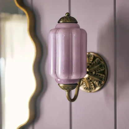 Isabella Milk Glass Eloise Wall Sconce