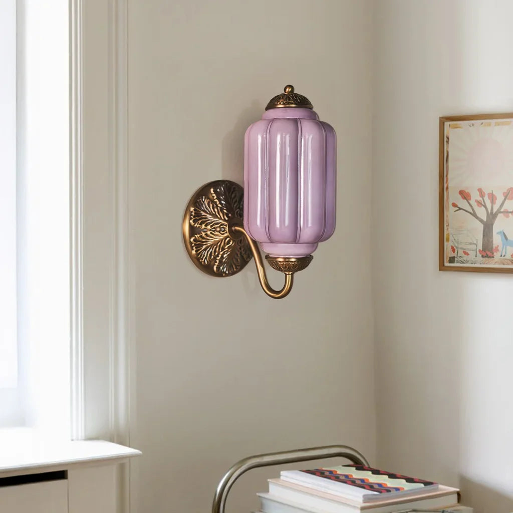 Isabella Milk Glass Eloise Wall Sconce