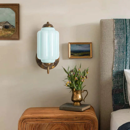 Isabella Milk Glass Eloise Wall Sconce