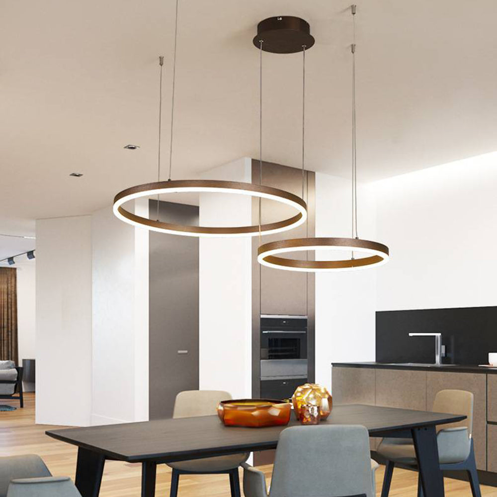 Karlo Tir-Circle Acrylic Metal Pendant Light