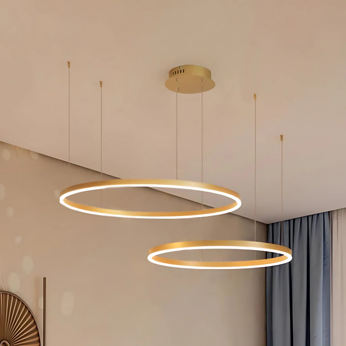 Karlo Tir-Circle Acrylic Metal Pendant Light
