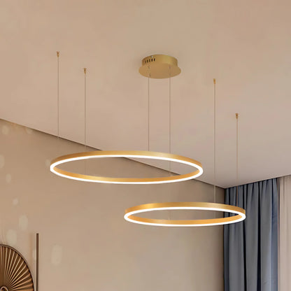 Karlo Tir-Circle Acrylic Metal Pendant Light