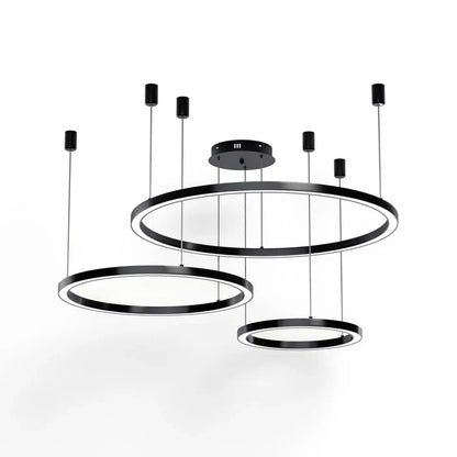 Karlo Tir-Circle Acrylic Metal Pendant Light