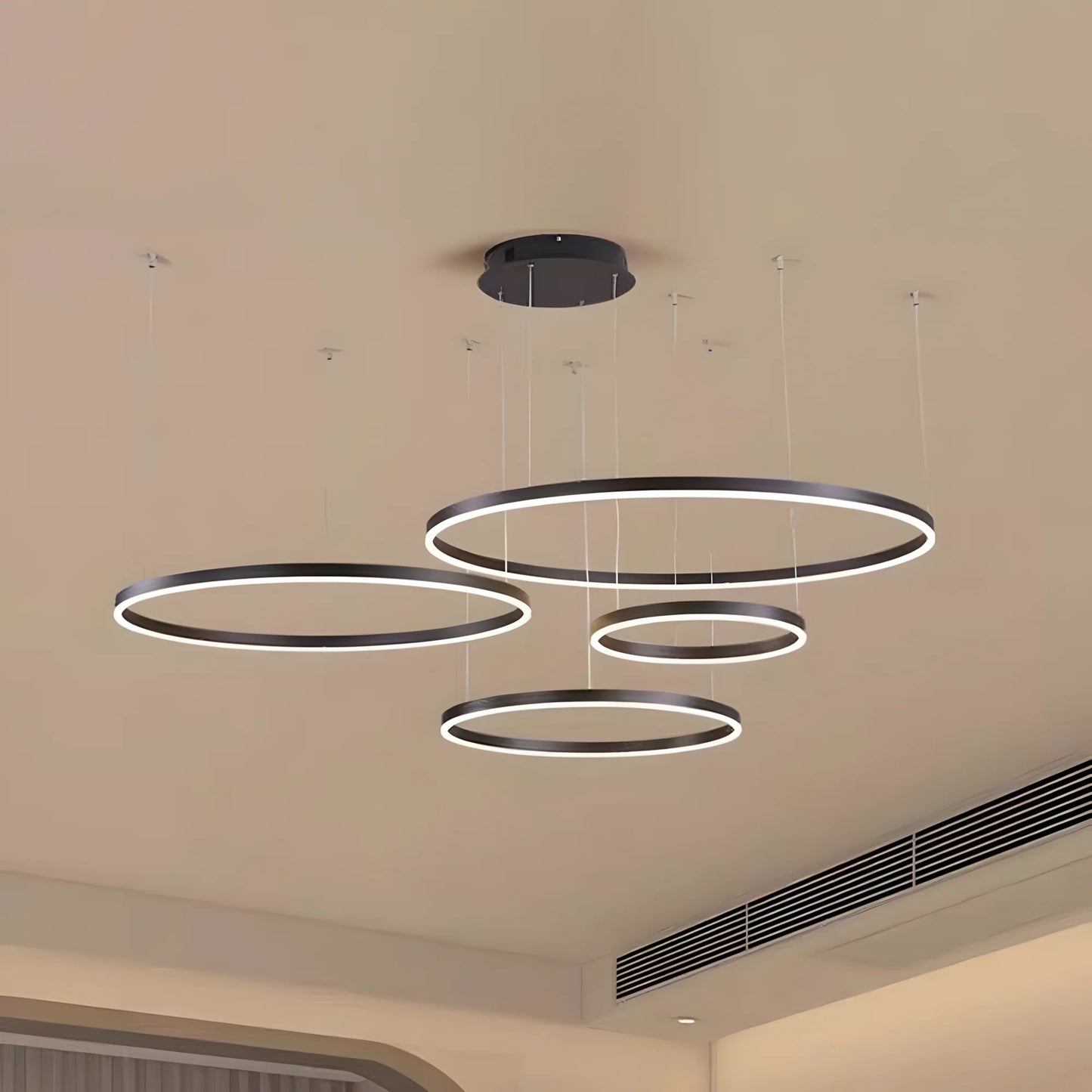 Karlo Tir-Circle Acrylic Metal Pendant Light