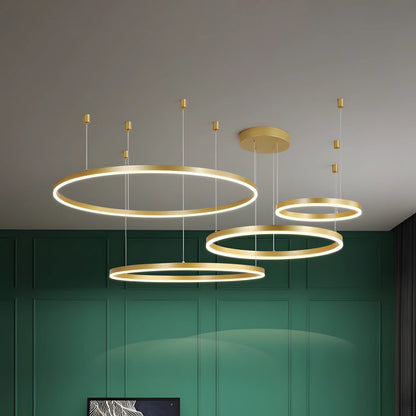 Karlo Tir-Circle Acrylic Metal Pendant Light