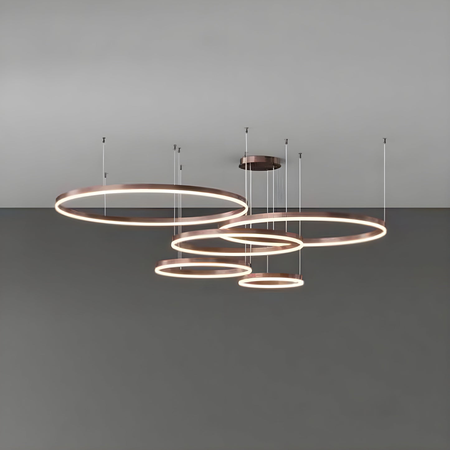 Karlo Tir-Circle Acrylic Metal Pendant Light
