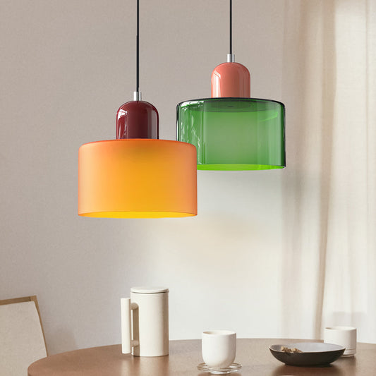 Keeve Morandi Small Glass Pendant Light