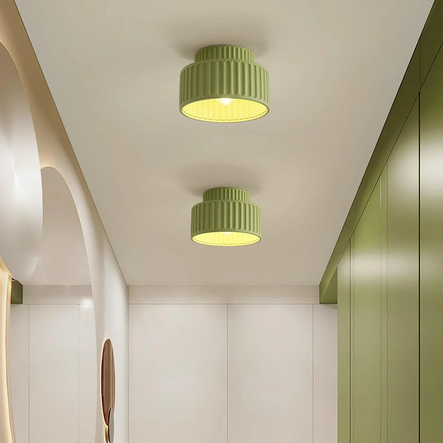Lilith Vintage Semi Flush Mount Ceiling Light